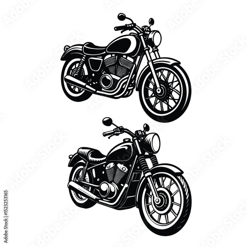 set of motorcycle