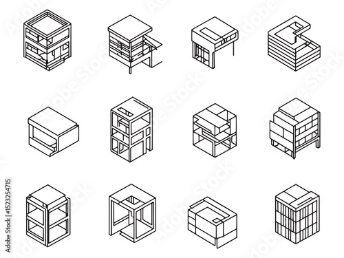 Carpenters Square Minimalist Vector Drawing
