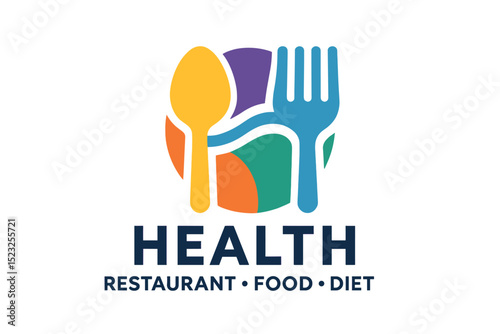 A fork and spoon icon serves as a symbol for health-focused restaurants and dietary establishments