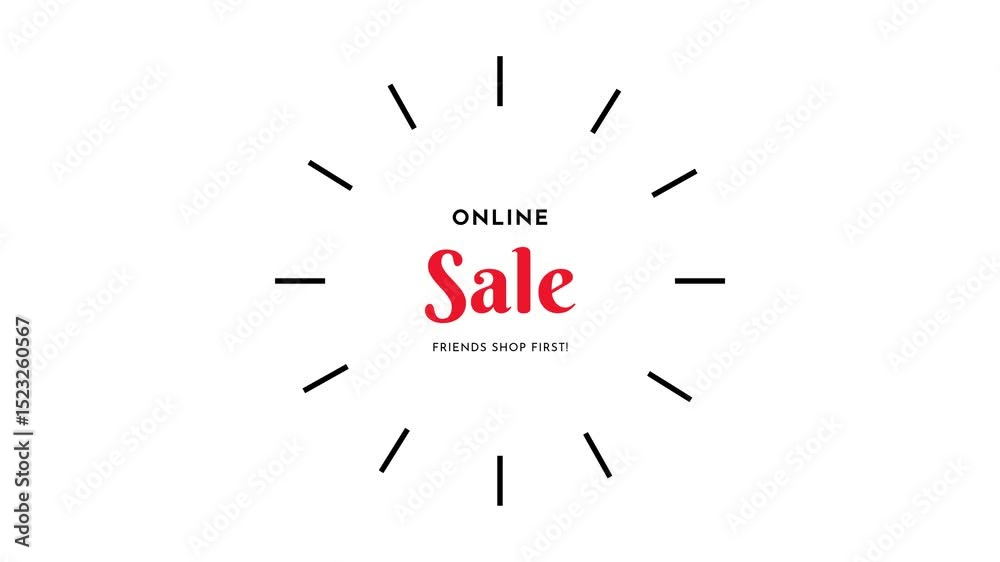 Online Sale animated text on white background 4K video created in Adobe After Effects for e-commerce and digital marketing Online Sale animated text on white background 4K video created in Adobe After Effects for e-commerce and digital marketing