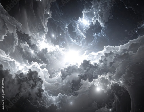 Celestial storm clouds