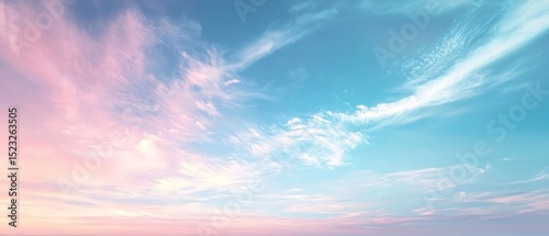 Zenith top sky soft pastel sky with light breeze gentle clouds inspiring peace tranquility new possibilities calm uplifting scenery vast openness
