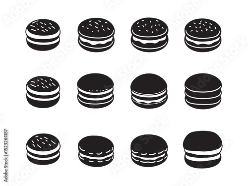 Choco Pie Vector Dessert Artwork