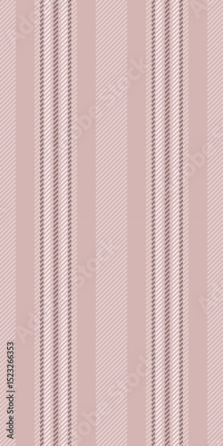 Finish stripe pattern lines, vivid fabric textile vector. Couch background seamless texture vertical in light and pastel colors.