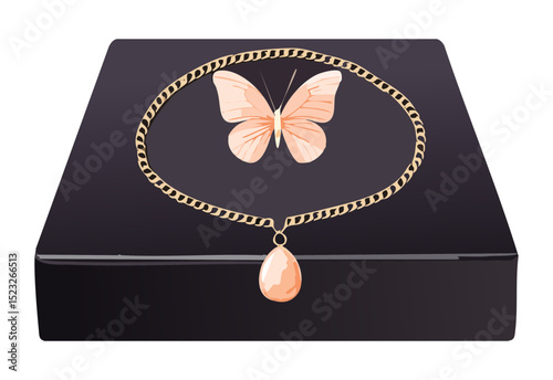 Elegant Butterfly Necklace Jewelry Gift