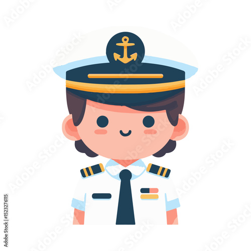 
illustration design of a captain
