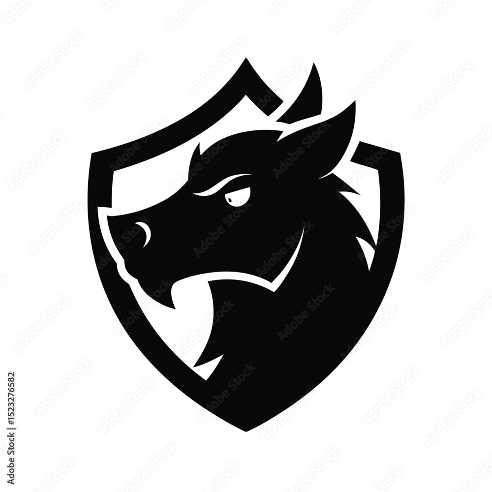 Warthog head mascot design for bold fearless and grounded animal themes vector illustration.