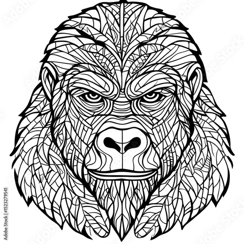A majestic lion head showcasing intricate details and natural beauty, symbolizing strength and courage in wildlife.