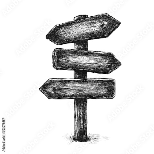 A rustic wooden signpost with multiple arrows indicating directions, symbolizing exploration and choice in travel.