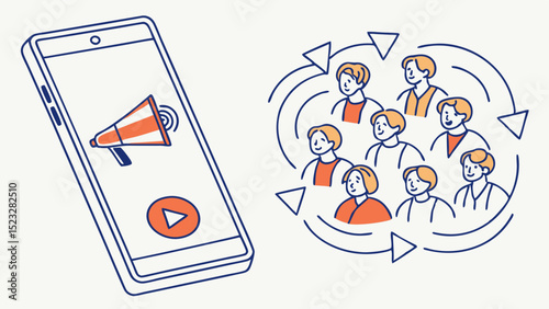 Mobile Marketing and Social Media Engagement with People Network