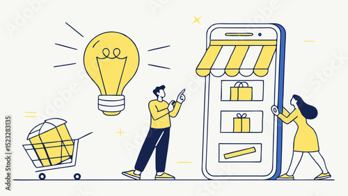 Online Shopping Idea with Mobile Storefront