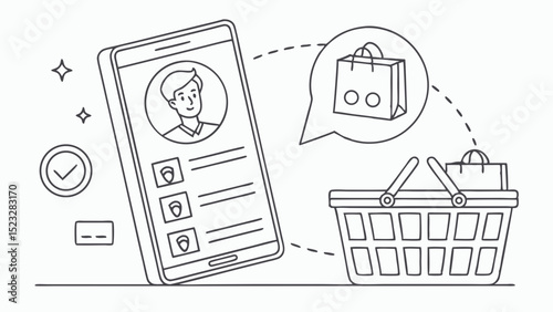 Online Shopping Process with Profile Verification