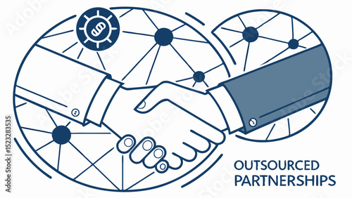 Outsource Partnership Handshake Global Business Collaboration