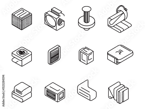 Fabrication Tools Minimal Line Art