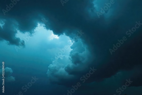 Dark and dramatic stormy cloudscape overhead, heavy with rain, creating a moody and intense atmosphere Perfect for weather, nature, and atmospheric backgrounds , dramatic, majestic, texture
