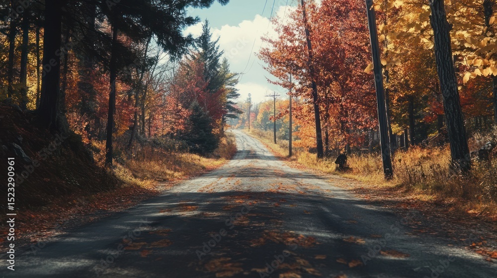 Autumnal Country Road Autumnal Country Road