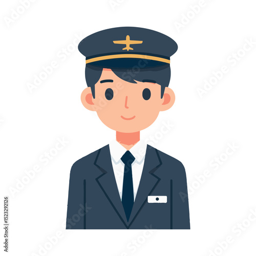 
illustration design of a flight attendant
