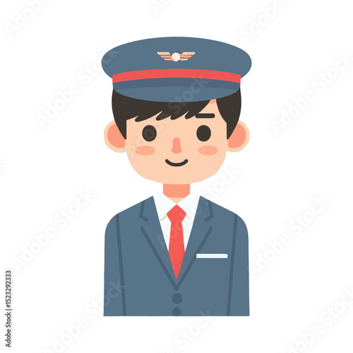 
illustration design of a flight attendant