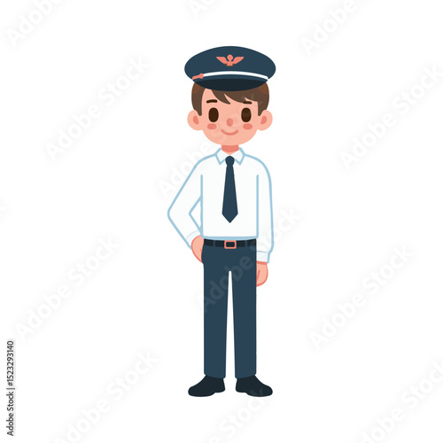 
illustration design of a flight attendant