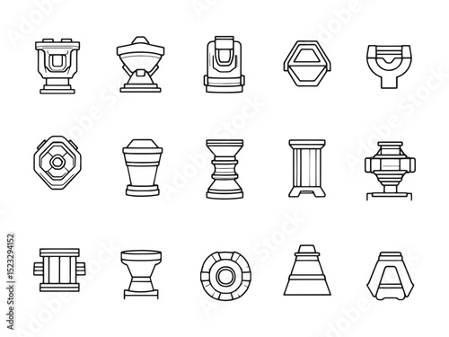 Foundry Mold Vector Icon
