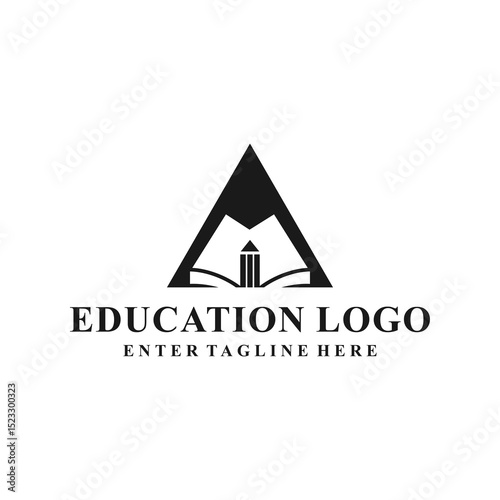 education design logo,icon,symbol,generic book logo,illustration,university,school,success,tech,study,student,linear,template,outline,company,marketing,brand,internet