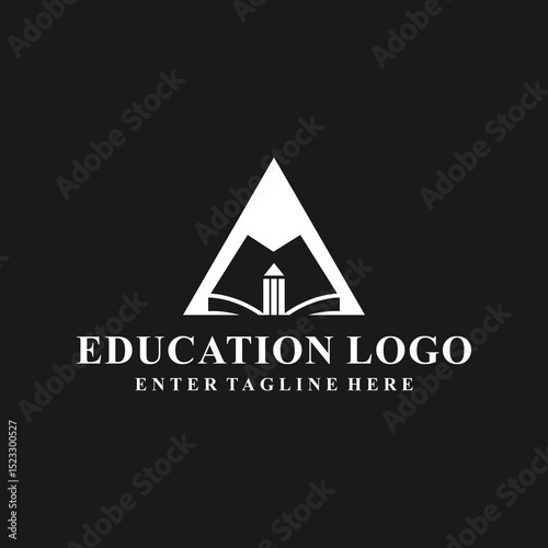 education design logo,icon,symbol,generic book logo,illustration,university,school,success,tech,study,student,linear,template,outline,company,marketing,brand,internet