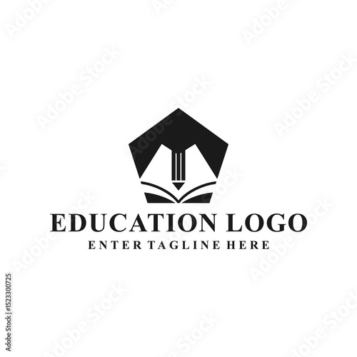 education design logo,icon,symbol,generic book logo,illustration,university,school,success,tech,study,student,linear,template,outline,company,marketing,brand,internet