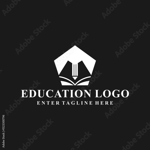 education design logo,icon,symbol,generic book logo,illustration,university,school,success,tech,study,student,linear,template,outline,company,marketing,brand,internet
