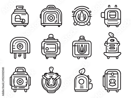 Hot Press Minimalist 2D Line Design