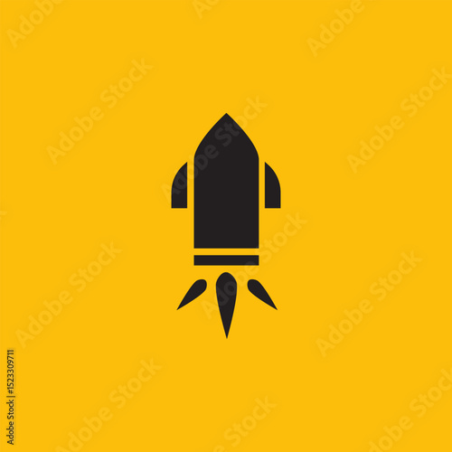 rocket simple illustration