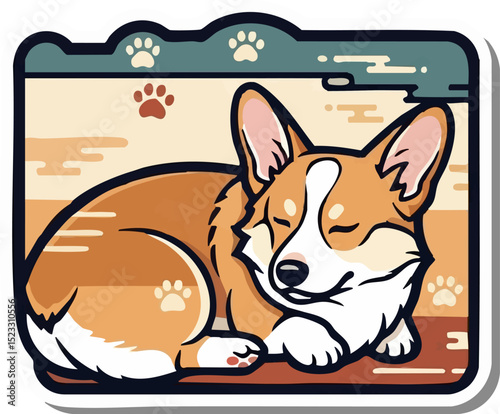 Resting Corgi