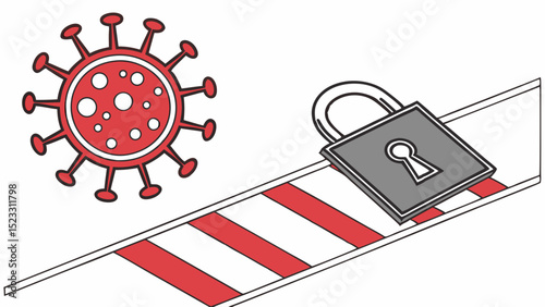 Coronavirus and Lockdown A Conceptual Illustration of Pandemic Restrictions