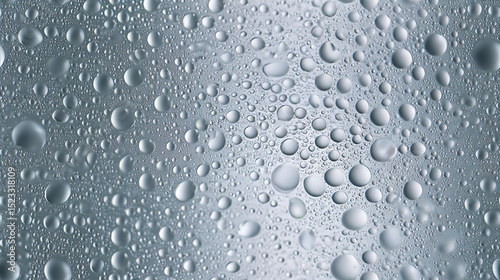 Seamless pattern of water droplets on a smooth surface