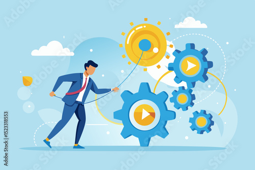 set of business icons