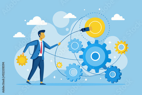 set of business icons