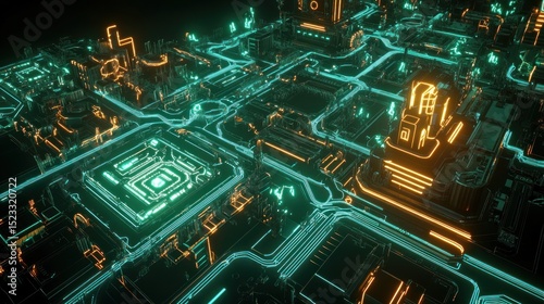 Futuristic Circuit City
