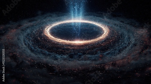 Abstract galaxy ring structure