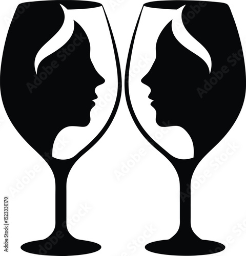 silhouette of a couple