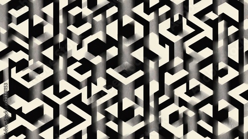 Abstract geometric pattern design