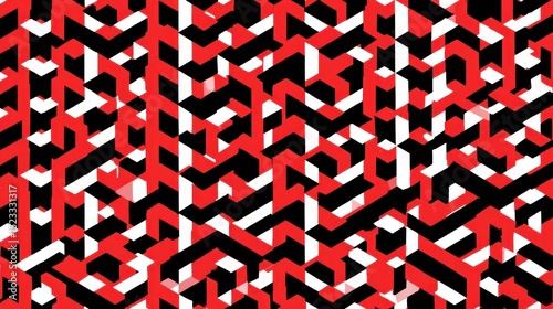 Abstract geometric pattern design