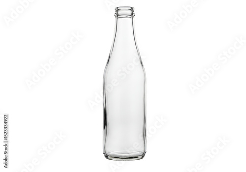 Wallpaper Mural Clear Empty Glass Bottle Isolated On Transparent Background Torontodigital.ca
