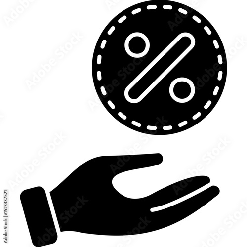 Give Discount Vector Icon
