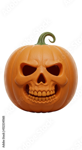 3d Halloween Pumpkin Carved...