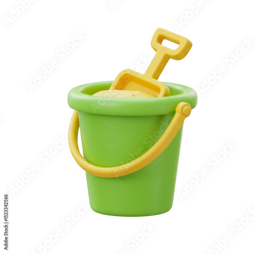 3d Illustration of Green Sa...