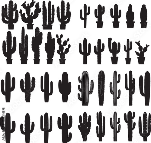Cactus Silhouette Collection