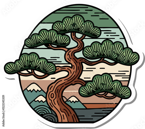 Pine Tree Silhouette