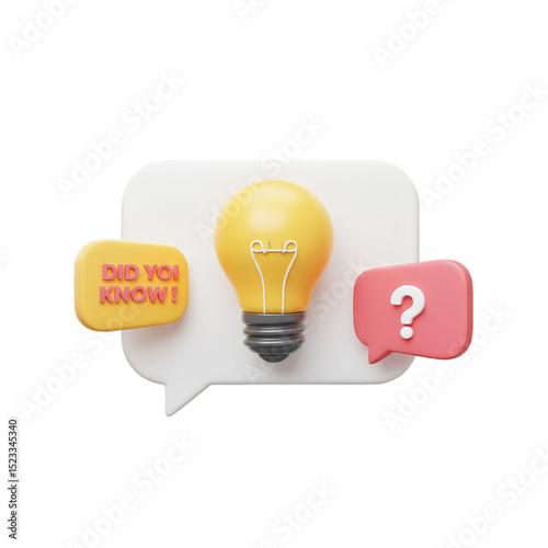 3d Render of Lightbulb Surr...