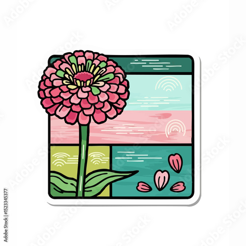 Pink Zinnia