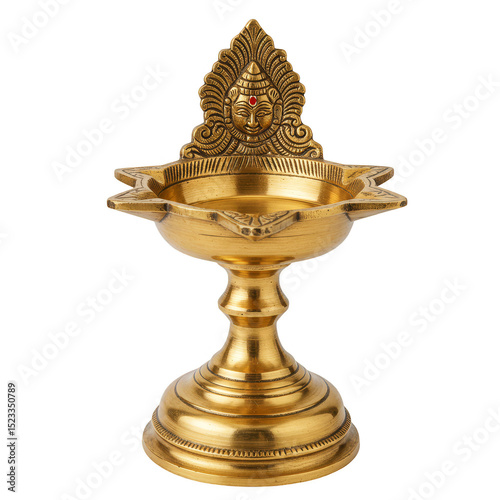 Brass Diya Oil Lamp Golden ...