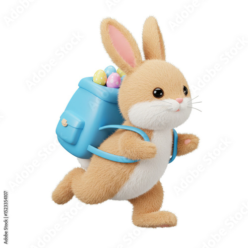 Cute Furry Easter Bunny Run...